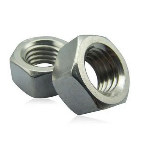 Polished Mild Steel Hex Nuts Size 1inch Dia At Rs 65 Kilogram In