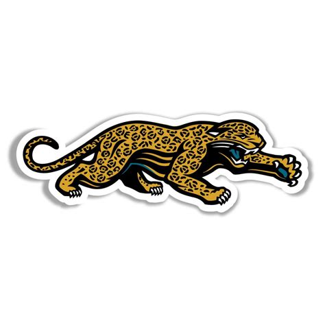 Jacksonville Jaguars – Full Body Jaguar – Full Color Vinyl Sticker ...