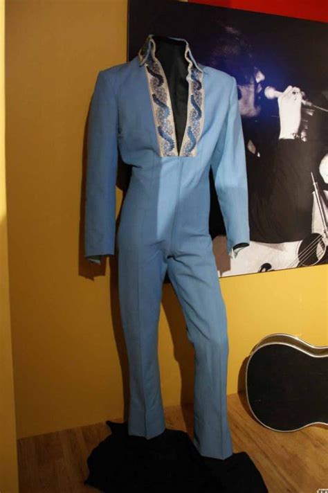 Elvis Presley Jumpsuit Blue Tapestry