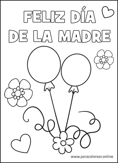 Dibujos Para Colorear Del Dia De La Madre Para Imprimir