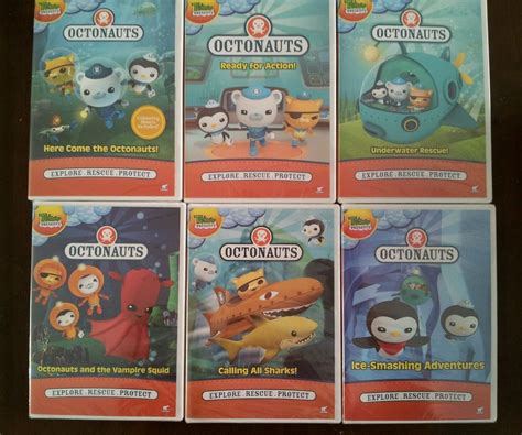 Octonauts Dvd Collection X 6 Dvds 2013 Canadian And Usa Region1