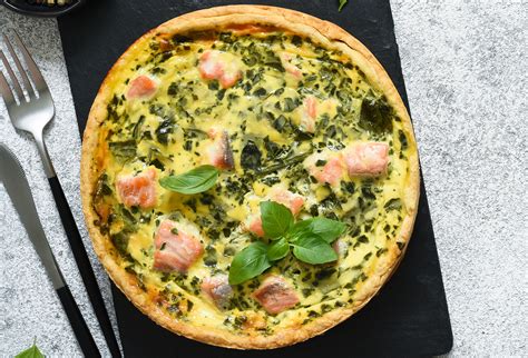 La Tarte Saumon Et Pinards La Cr Me Fa On Croque Gel