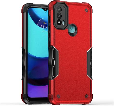 XINYEXIN Tough Armor Coque pour Motorola Moto E40 E30 E20 Case Étui