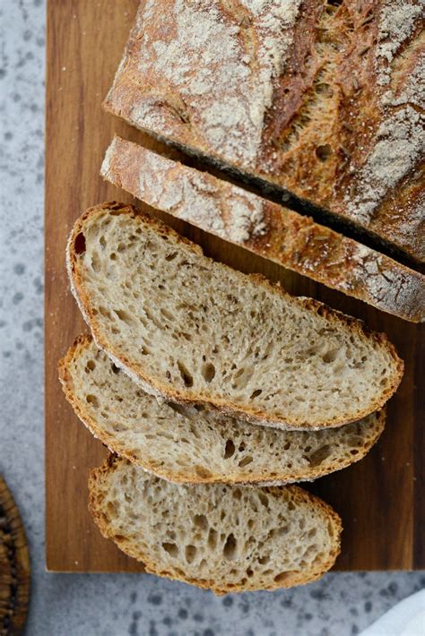 No Knead Rye Bread Simply Scratch