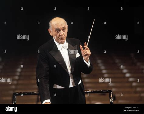 The Hungarian-born and english conductor SIR GEORG SOLTI (1912-1997 ...