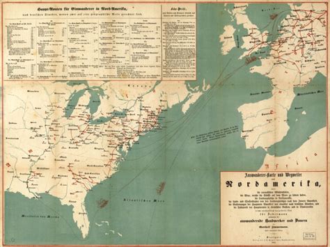 19th Century Map Emigration Routes Archives Claire Gebben