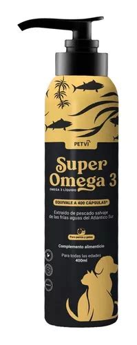 Suplemento em líquido Petvi Super Omega 3 ômega 3 para cão gato