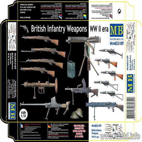 Plastic Miniature 135 British Infantry Weapons Ww Ii Era Etsy