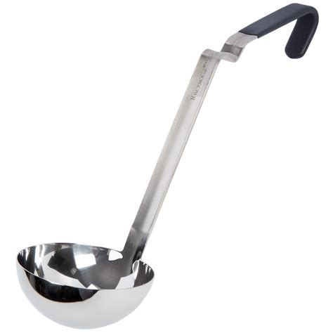 Vollrath 4980822 Jacob S Pride 8 Oz One Piece Stainless Steel Ladle