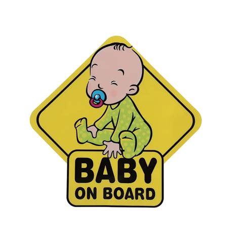 Make Your Car Safer For Your Baby With These Adorable On Board Decals