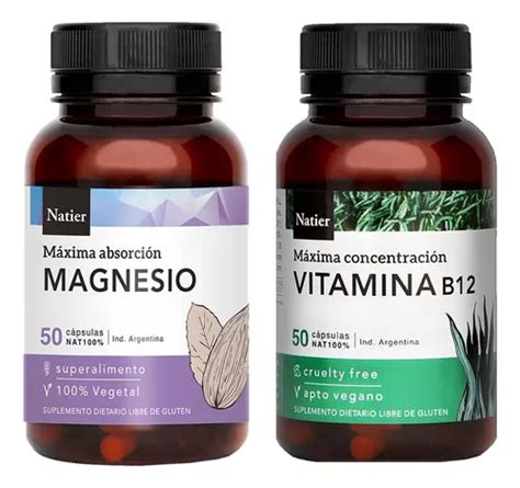 Combo Suplementaci N Magnesio Vitamina B Natier