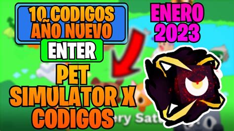 2023 TODOS LOS CÓDIGOS ACTUALIZADOS DE PET SIMULATOR X EN ROBLOX