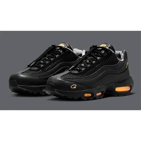 Corteiz X Nike Air Max 95 Black Tour Yellow FB2709 003 The Sole