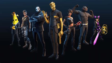 Fortnite Chapter2 Iconic Skins Lineup Wallpaper | WallpapersOK