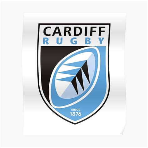 Cardiff Rugby Logo Poster For Sale By Andrewshop80 Redbubble