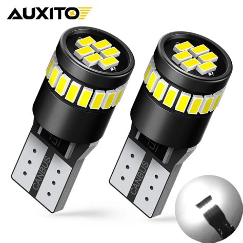 AUXITO 2Pcs T10 LED Canbus No Error Bulb Parking Position Light 194 LED