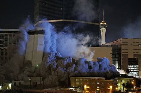 Implosion levels tower of Las Vegas’ Riviera casino