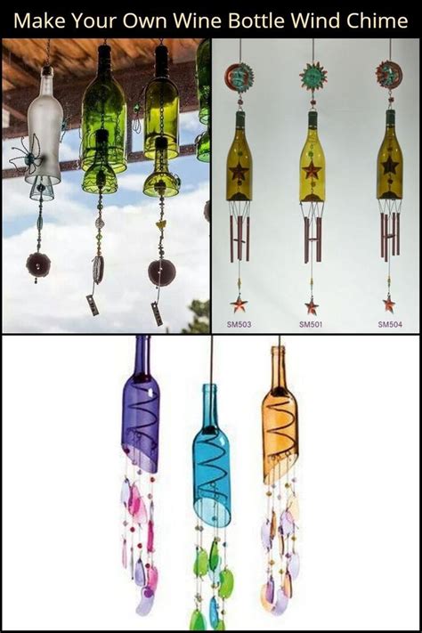 An Inexpensive Wind Chime From A Wine Bottle Artofit