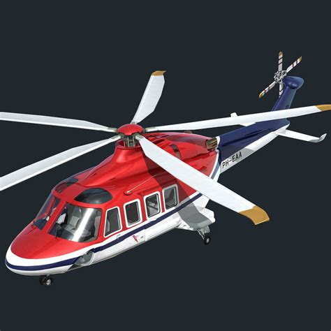 AW139 Helicopter 3D | CGTrader