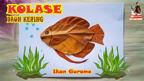 Detail Gambar Kolase Ikan Dari Daun Kering Koleksi Nomer 6