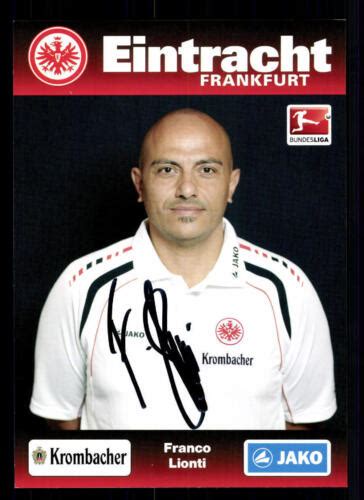 Franco Lionti Autogrammkarte Eintracht Frankfurt Original Si A