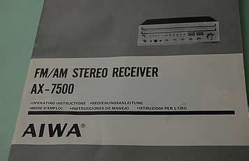 Used Aiwa AX 7500 Receivers For Sale HifiShark