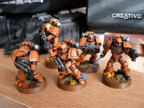 Orange Tan Scheme Astral Space Marine Warhammer