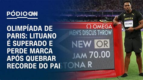 Olimpíada de Paris Lituano é superado e perde marca após quebrar