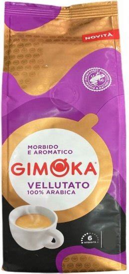 לקנות תערובת פולי קפה 1 ק ג Gimoka Vellutato Giftim אונליין