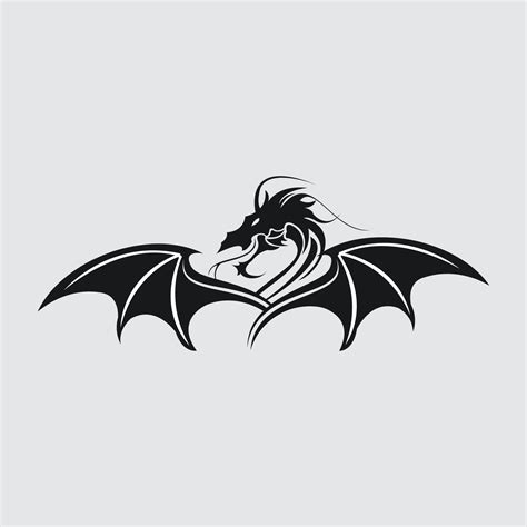 dragon logo vector 9729036 Vector Art at Vecteezy