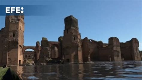 El agua vuelve a las termas de Caracalla de Roma 1 500 años después