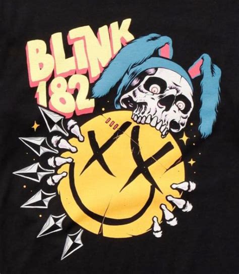 Blink 182 Skull Bunny Shirt