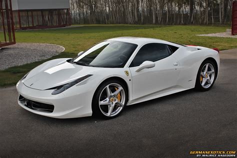 Top Cars Zone: Ferrari 458 Italia White Pictures and Wallpapers