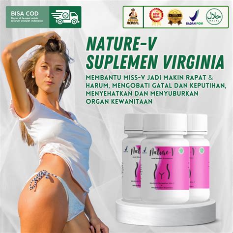 Jual NATURE V Suplemen Virginia Perapat Miss V Kembali Perawan BPOM