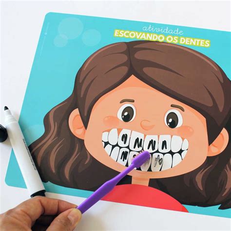 Kit Escovando Os Dentes Atividade Estruturada Elo