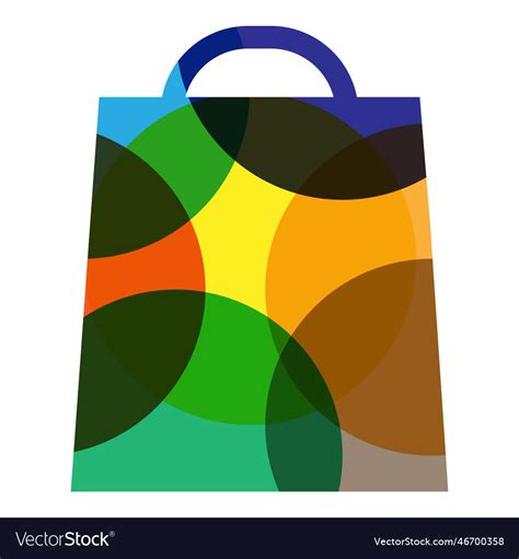 Shopping Bag Logo Icon Design Template Isolated Vector Image