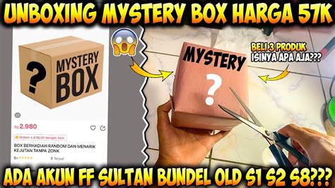 Unboxing Paket Mystery Box Akun Ff Modal K Bisa Dapet Akun Old Ff