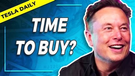 Time To Buy Tesla Stock Says Analyst Tesla Inventory YouTube