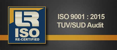 Lou Rich Achieves Iso 90012015 Recertification With Tuvsud Audit Lou Rich