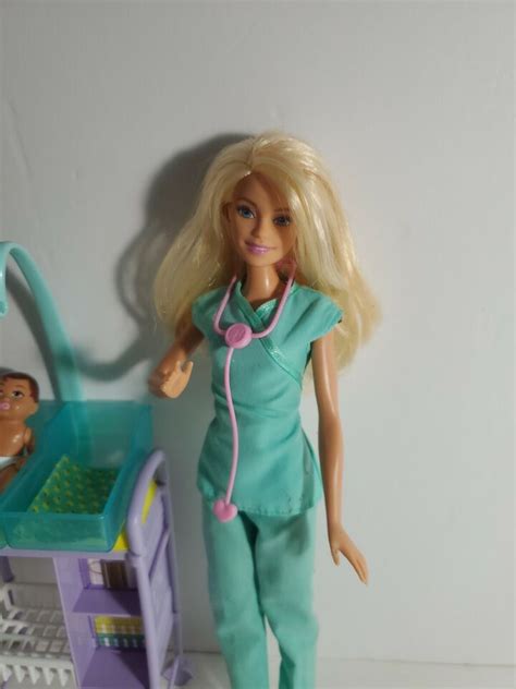 Barbie You Can Be Anything Baby Doctor Doll And Set Pediatrician