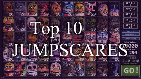 TOP 10 JUMPSCARES In UCN With Voice Top 10 Five Nights At Freddy S