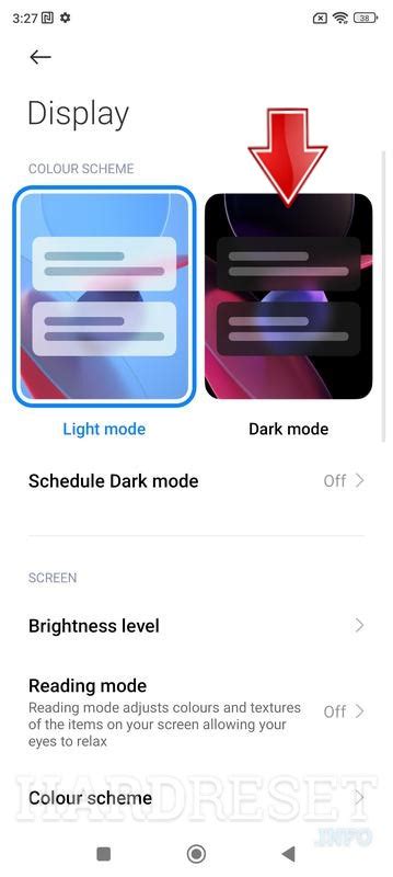 How To Turn On And Turn Off Dark Mode On Xiaomi Poco X G Hardreset Info