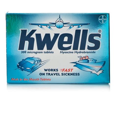 Kwells Travel Sickness Tablets 300mcg Buy Online Free Delivery Over