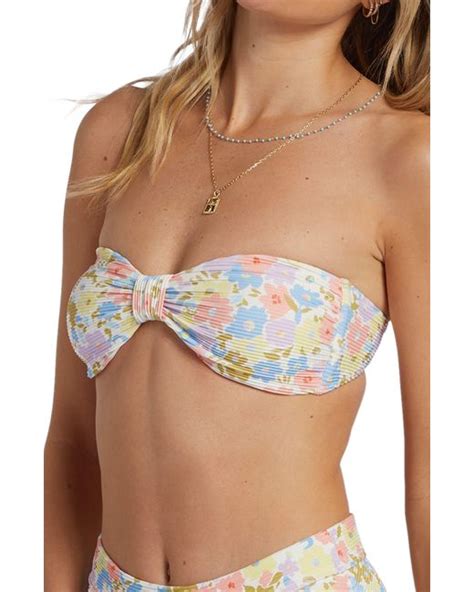 Billabong Dream Chaser Tanlines Strapless Bikini Top Lyst