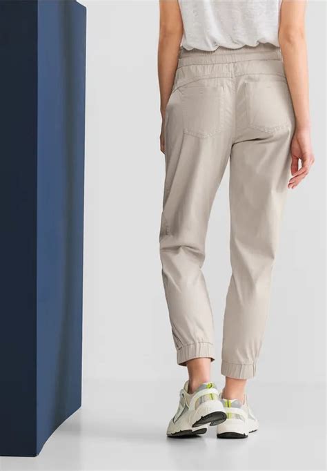 Street One Pantalon Coupe Ample Pour Femmes En Gris Bonny Street One