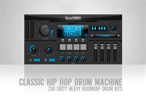 beat machine hip hop drums dopesonix vsti vst au hip hop