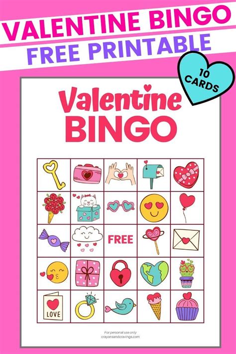 Printable Valentines Day Bingo Calendar Printables