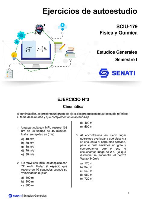 SCIU 179 Ejercicios U003 Matemática Aplicada 1 Estudios Generales