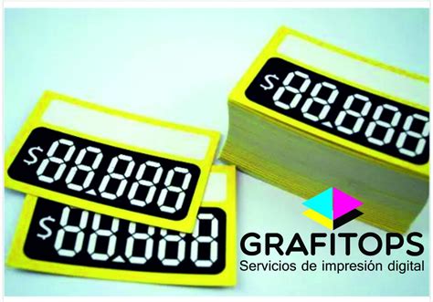 Etiquetas De Precios Carton De Precio 5 Y 6 Digitos 2 500 En Mercado Libre