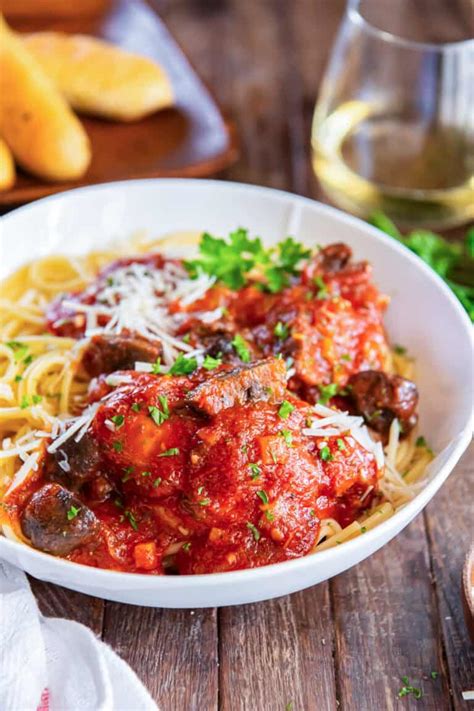 Slow Cooker Chicken Cacciatore Valeries Kitchen